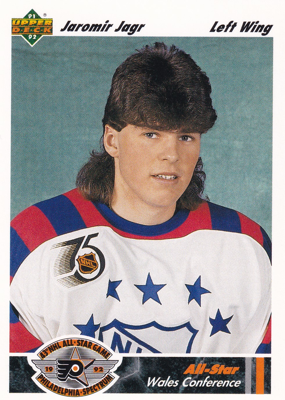 Jaromír Jágr - 1991/92 Upper Deck - All Stars - #617