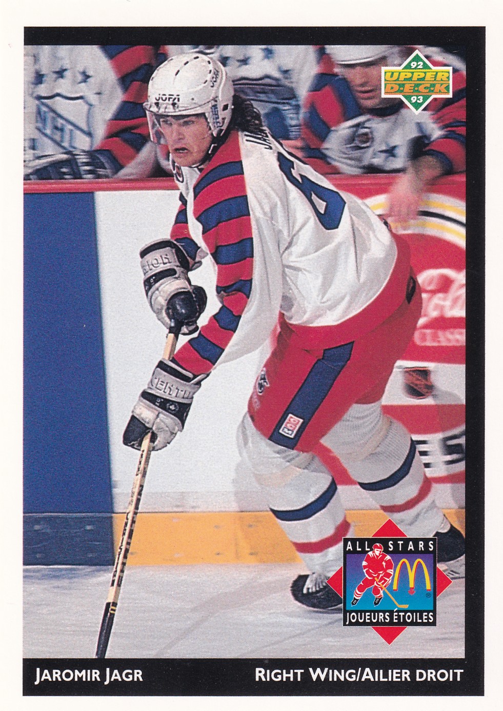Jaromír Jágr - 1992/93 Upper Deck - All Stars - #McD-20