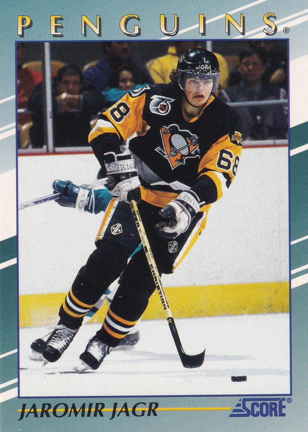 Jaromír Jágr - 1992/93 Score Hockey - Young Superstar - #4