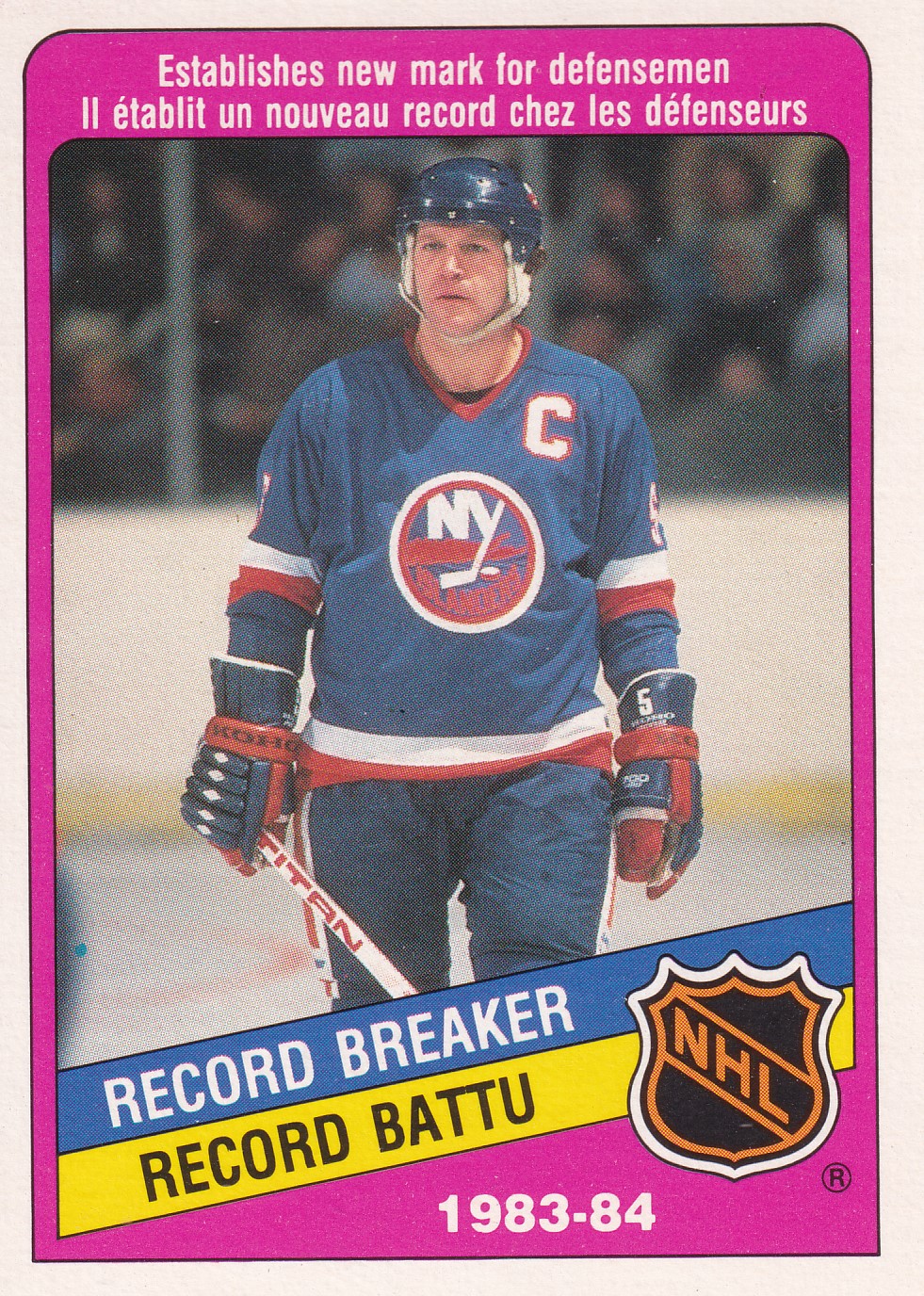 Denis Potvin - 1983/84 O-Pee-Chee Hockey - #389