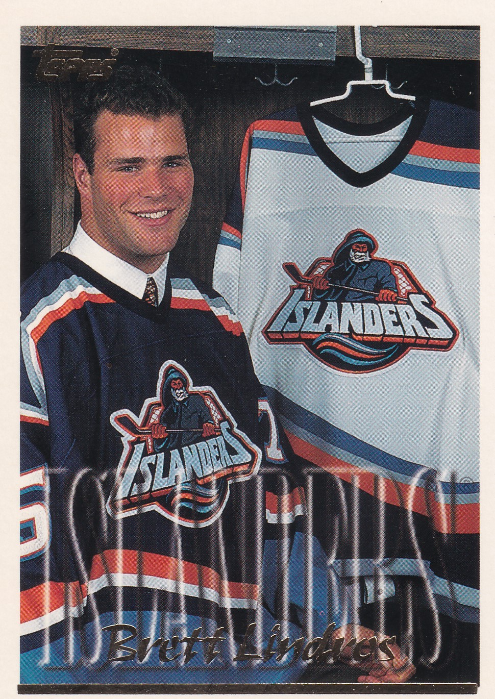 Brett Lindros - 1995/96 Topps - #41