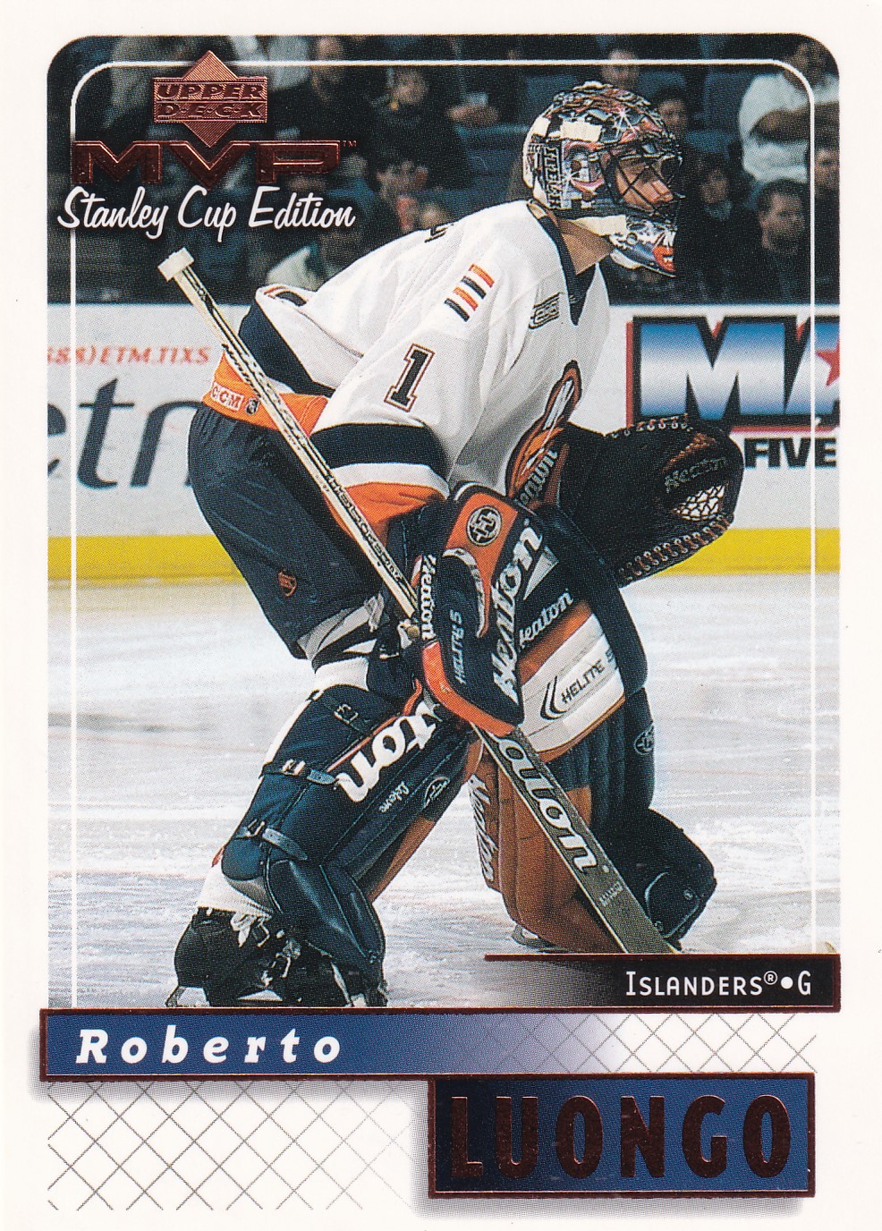 Roberto Luongo - 1999/00 MVP Hockey - Stanley Cup Edition - #112