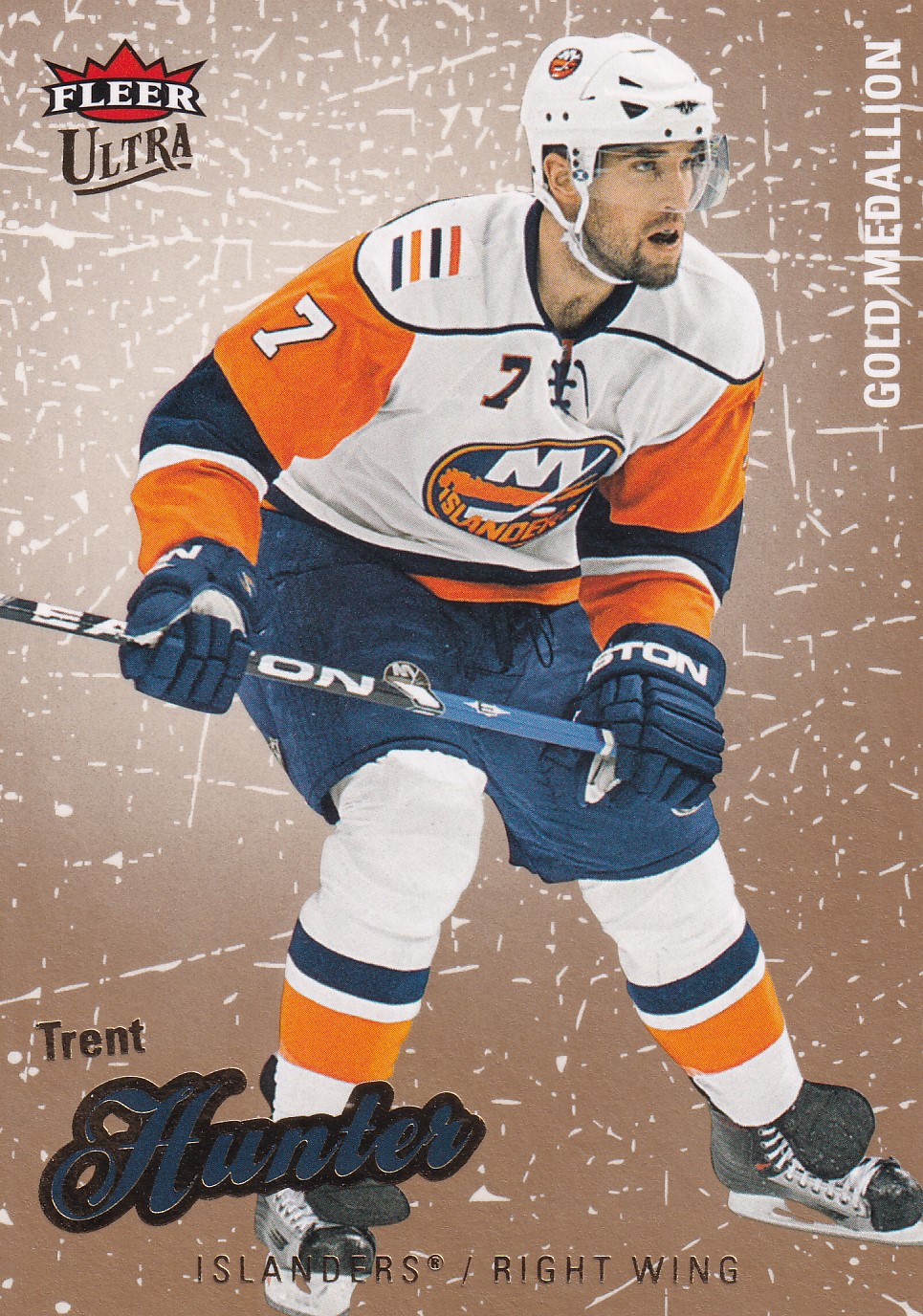 Trent Hunter - 2008/09 Fleer Ultra Hockey - Gold Medallion - #49