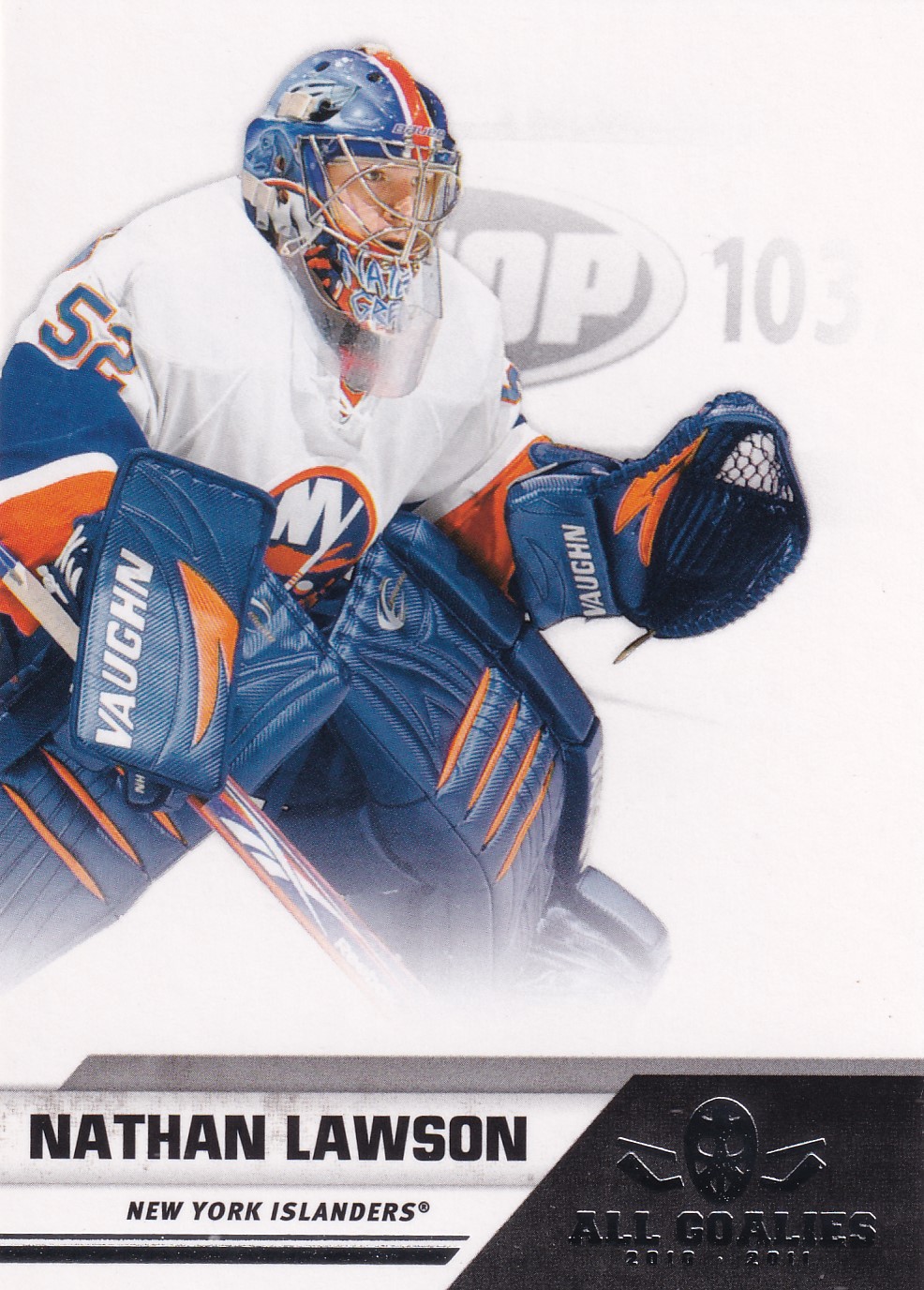 Nathan Lawson - 2010/11 Panini All Goalies - #53