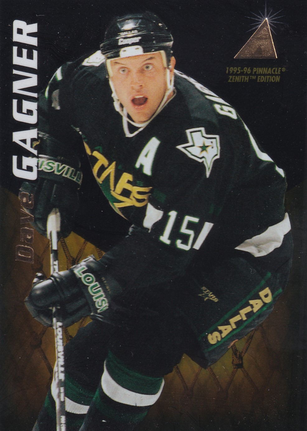 Dave Gagner - 1995/96 Pinnacle Zenith - #56