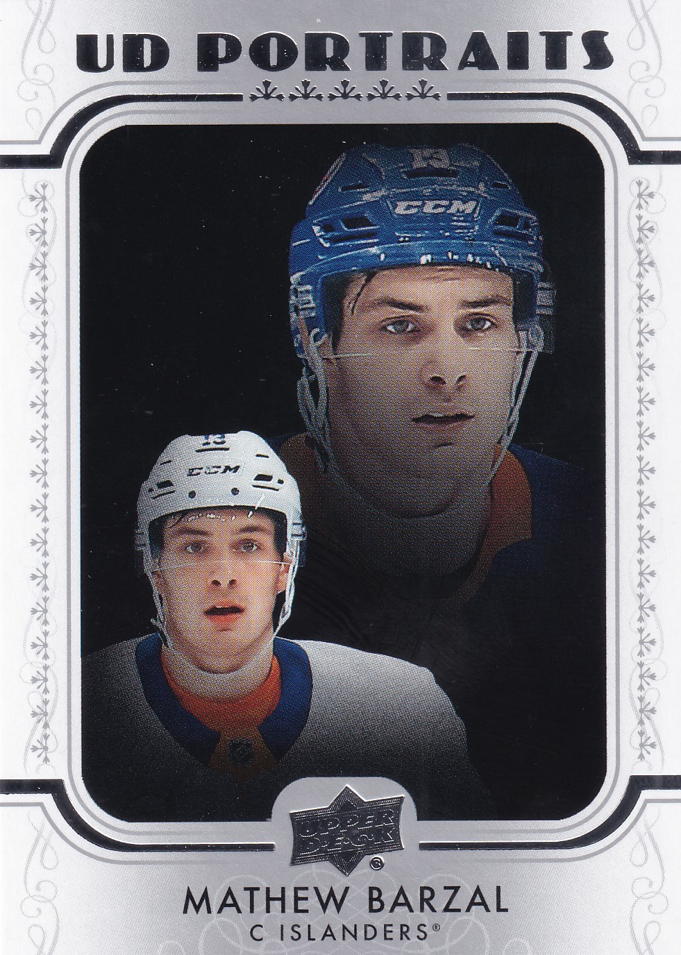 Mathew Barzal - 2019/20 UD Series I. Hockey - UD Portraits - #P-21