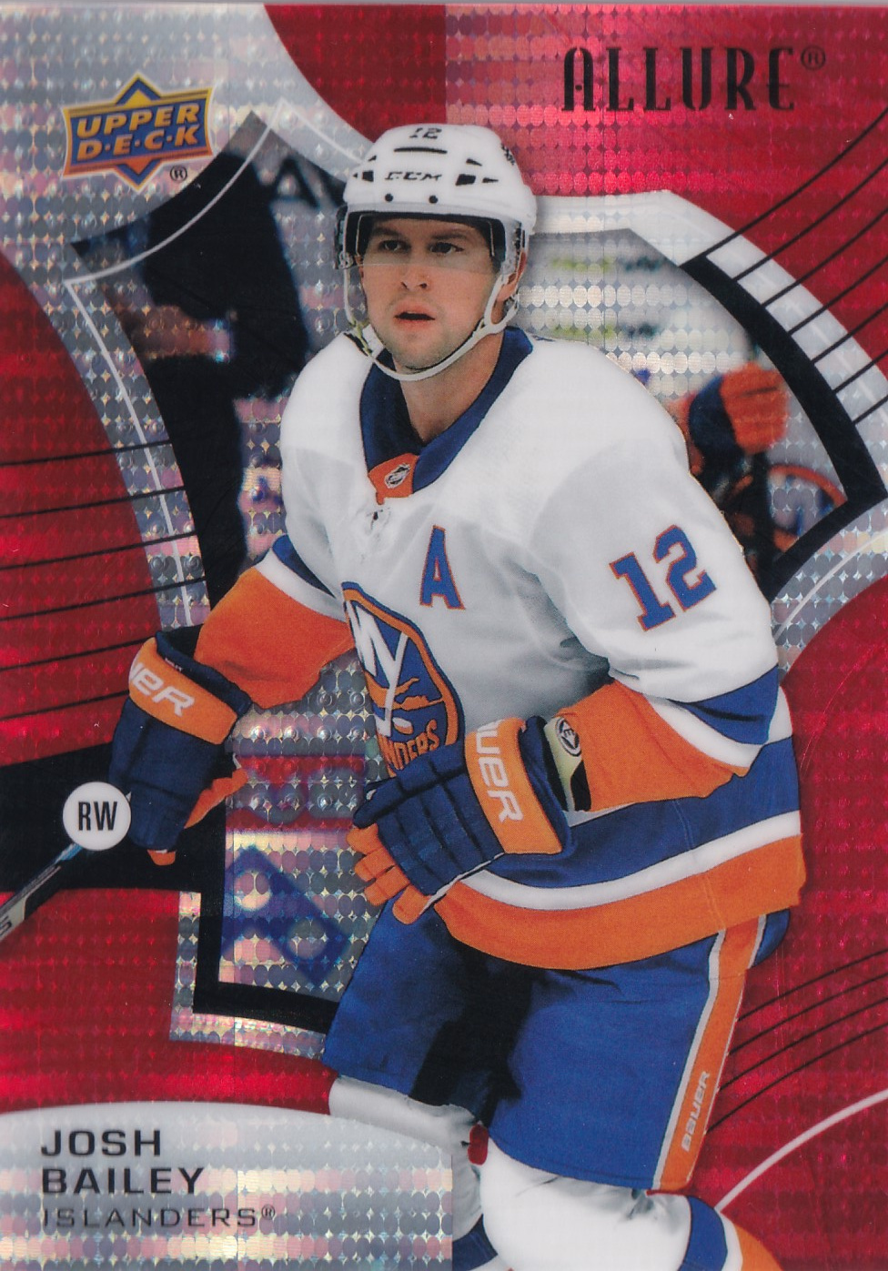 Josh Bailey - 2021/22 UD Allure Hockey - Red - #49