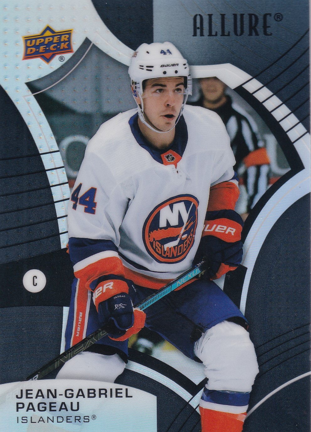 Jean-Gabriel Pageau - 2021/22 UD Allure Hockey - Black Rainbow - #89
