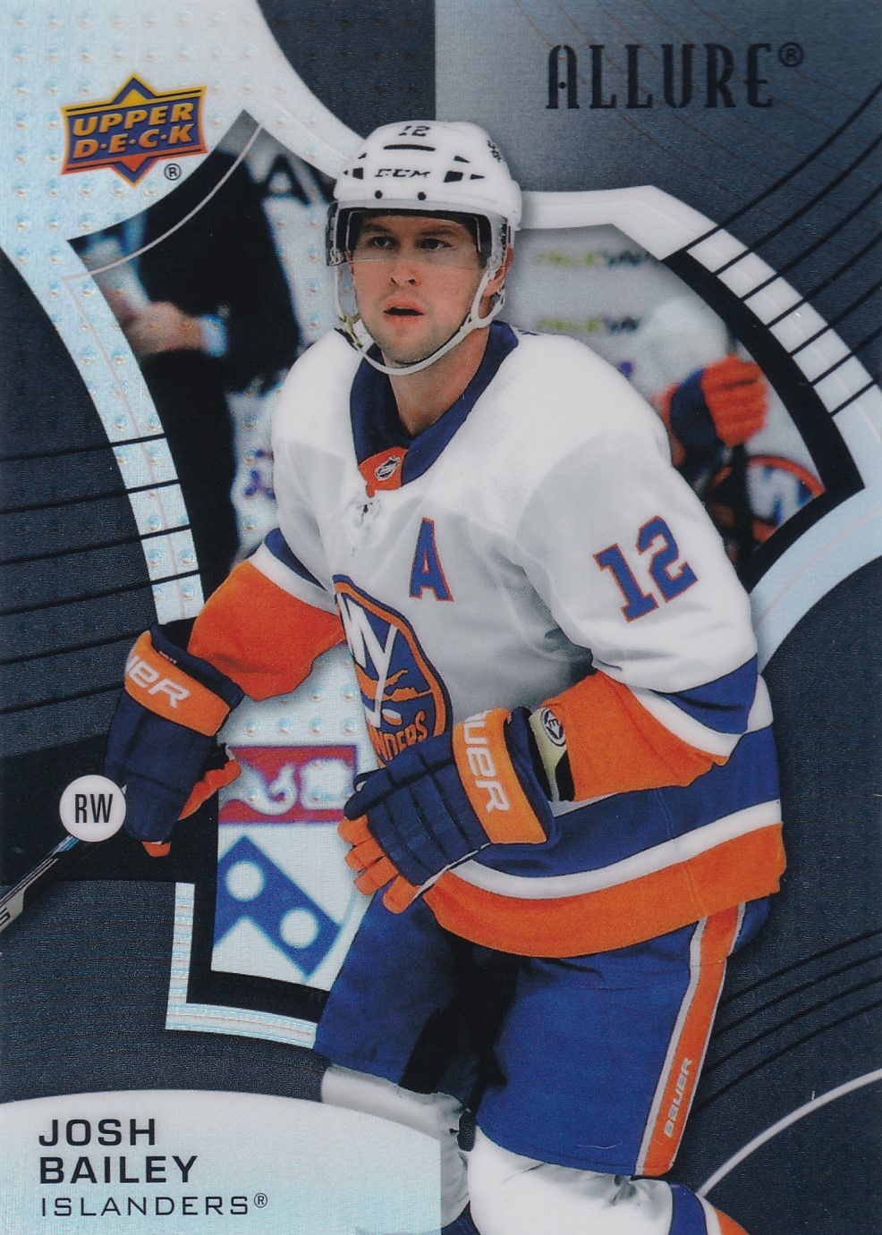 Josh Bailey - 2021/22 UD Allure Hockey - Black Bailey - #49
