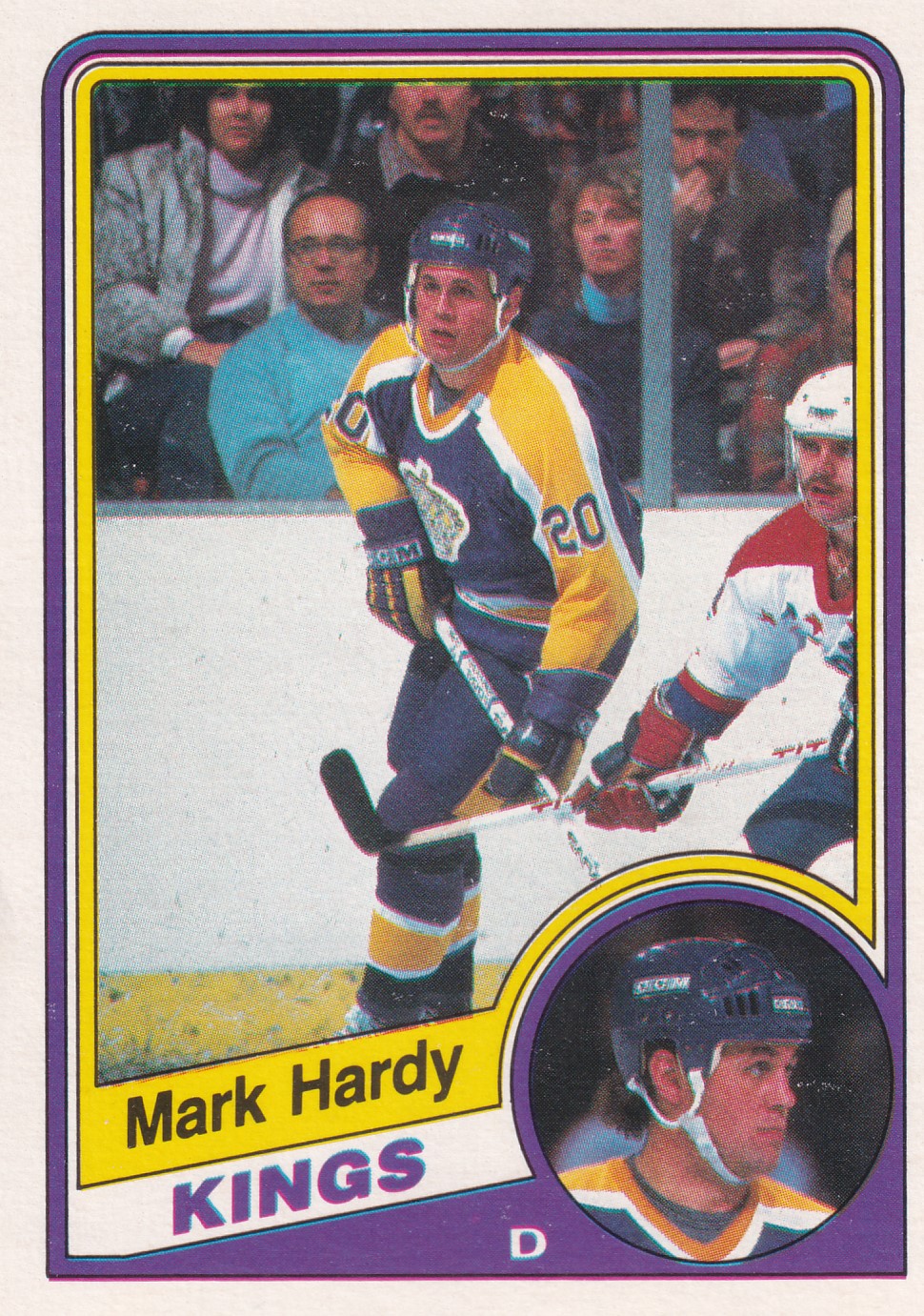 Mark Hardy - 1984/85 O-Pee-Chee Hockey - #86
