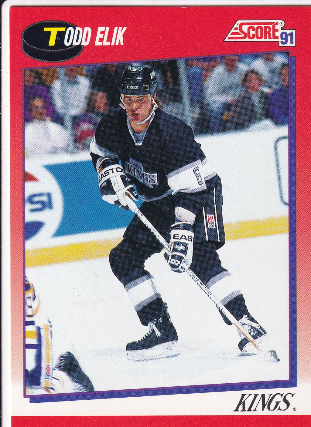 Todd Elik - 1991/92 Score Hockey - Red - #83