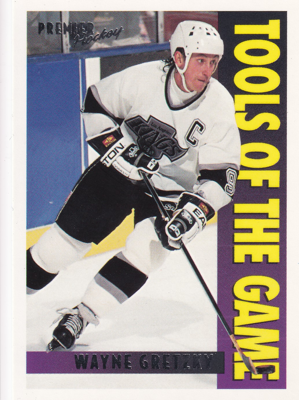 Wayne Gretzky - 1995/96 Topps Premier Series I. Hockey - Tools of the Game - #280