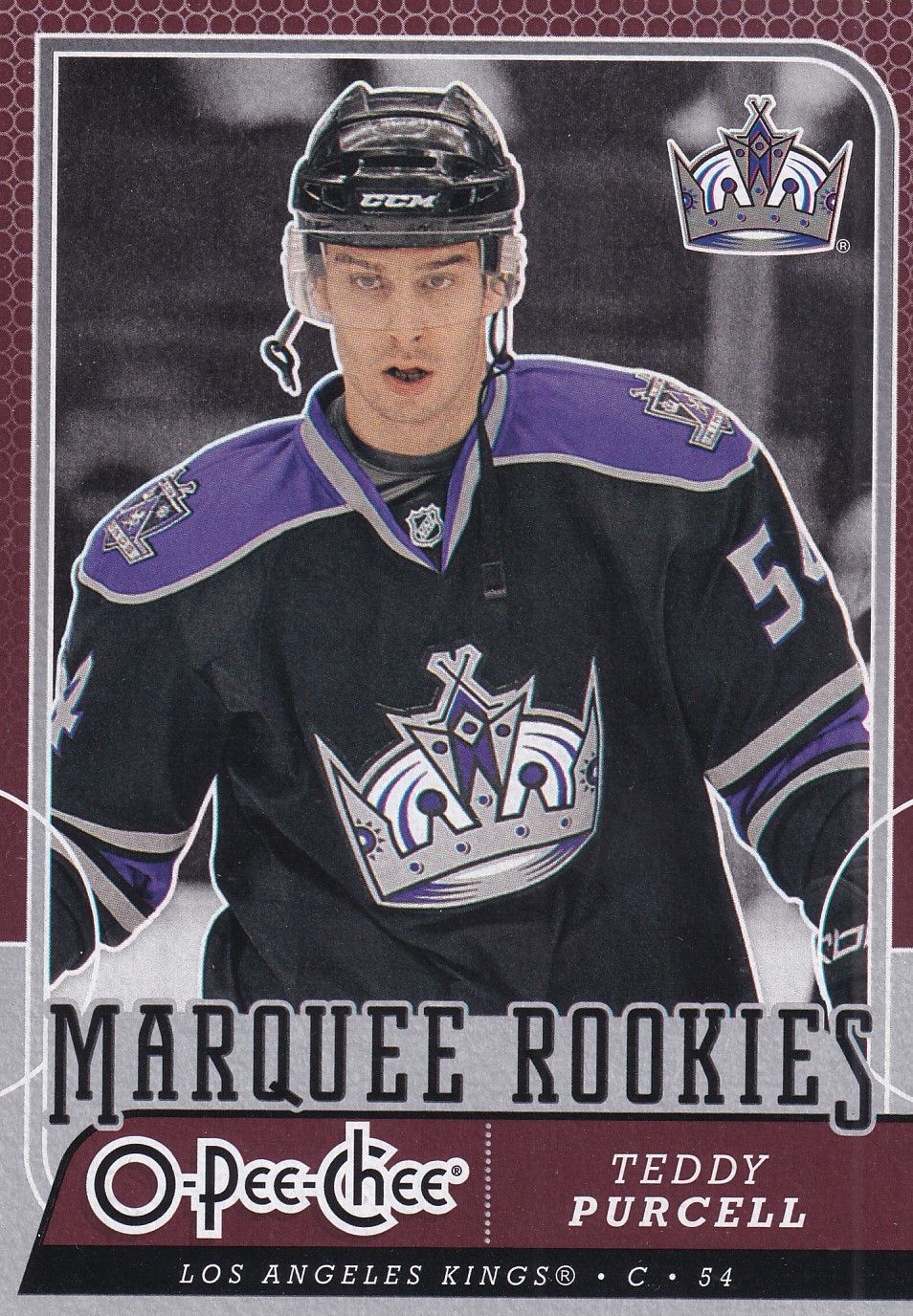 Teddy Purcell - 2008/09 O-Pee-Chee Hockey - Marquee Rookies - #526