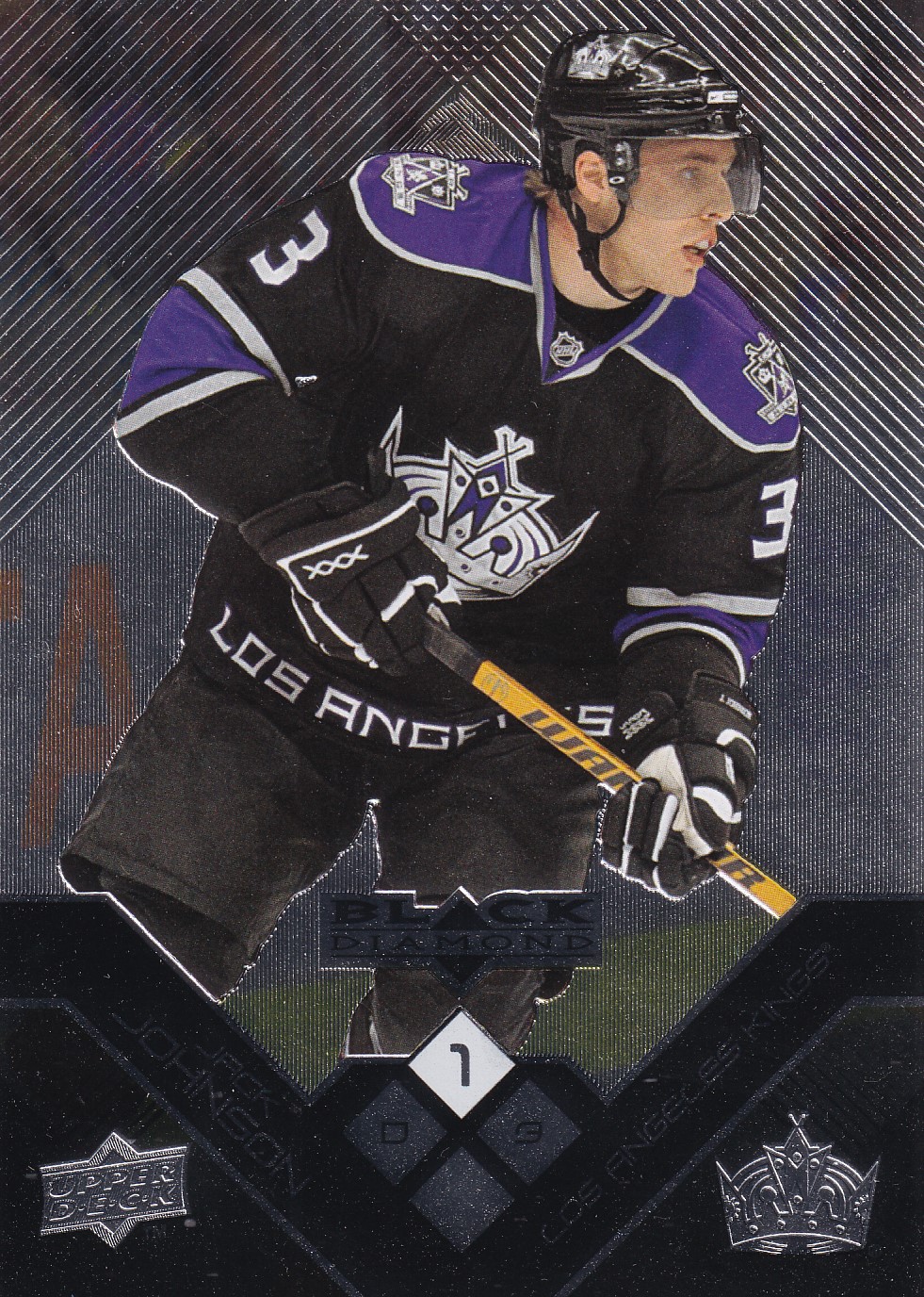Jack Johnson - 2008/09 Black Diamond Hockey - Single Diamond - #36