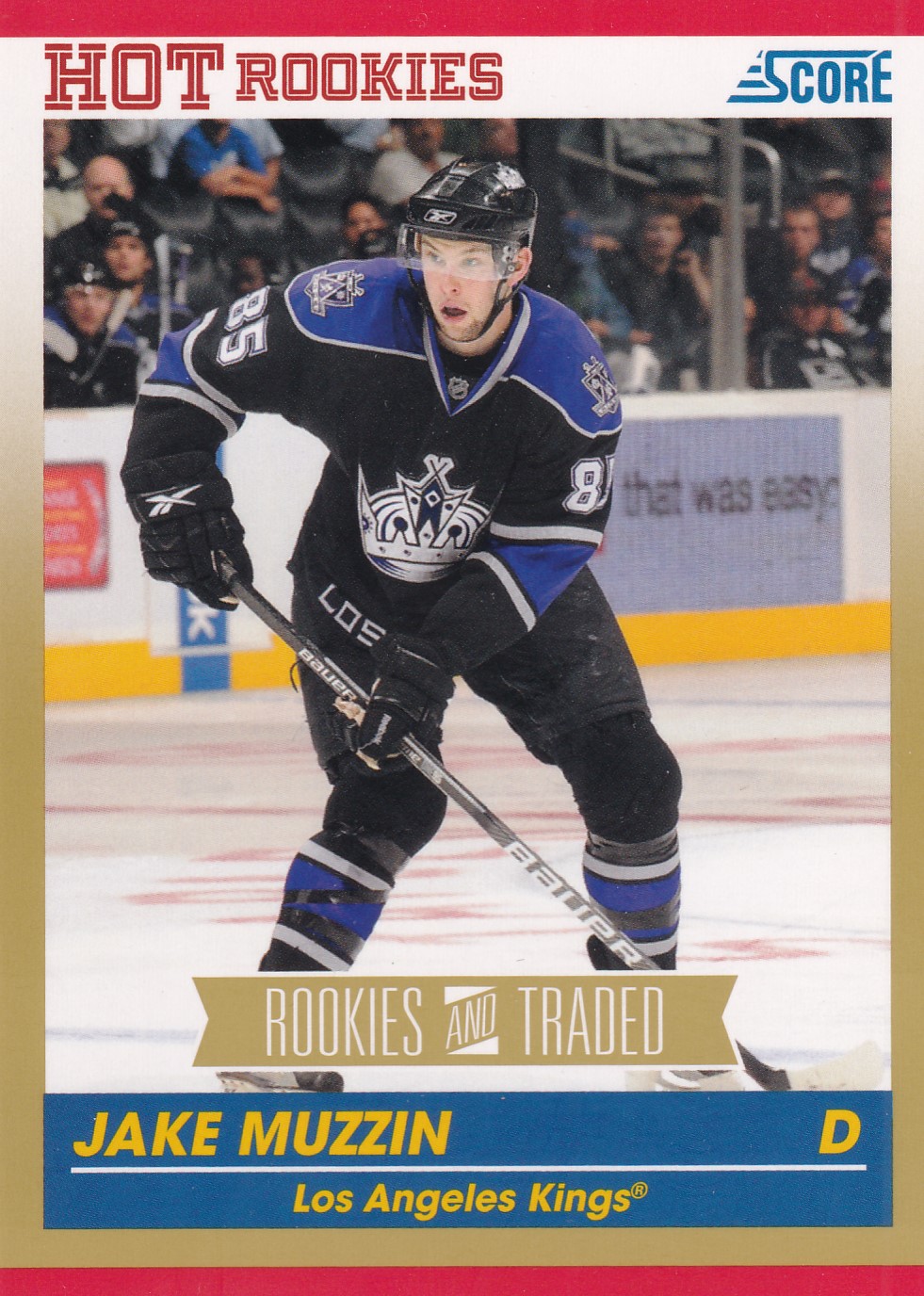 Jake Muzzin - 2010/11 Score Hockey - Rookies and Traded - Gold - #648