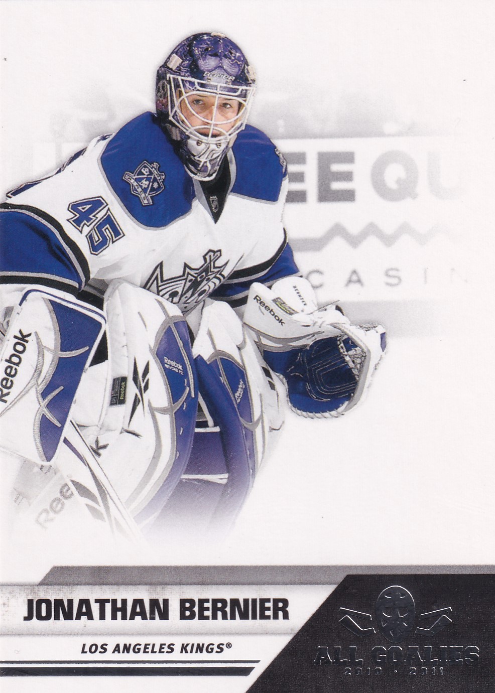Jonathan Bernier - 2010/11 Panini All Goalies - #37