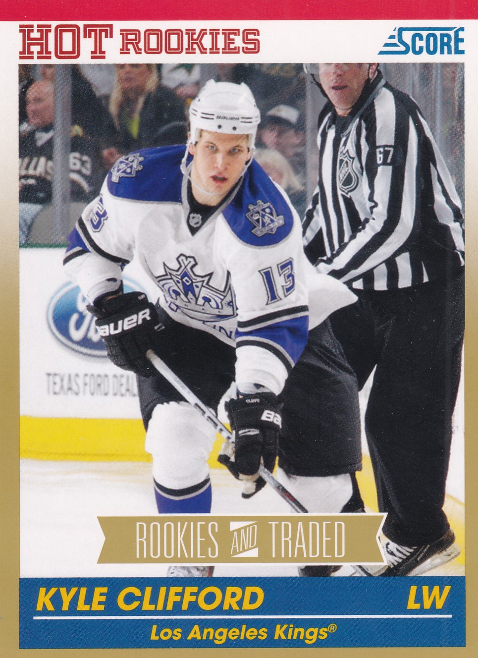 Kyle Clifford - 2010/11 Score Hockey - Rookies and Traded - Gold - #608