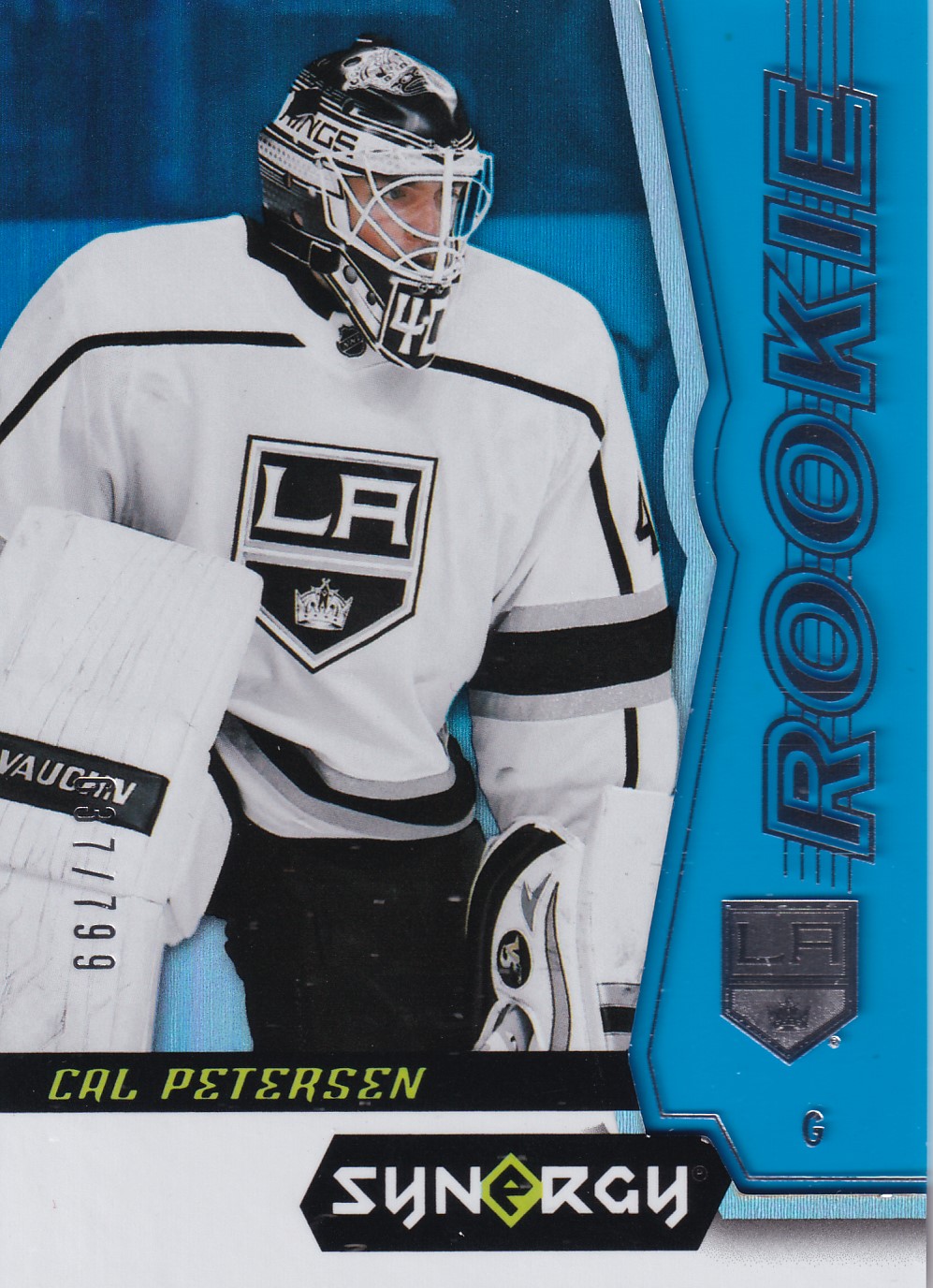 Cal Peterson - 2018/19 UD Synergy Hockey - Blue - RC - #42