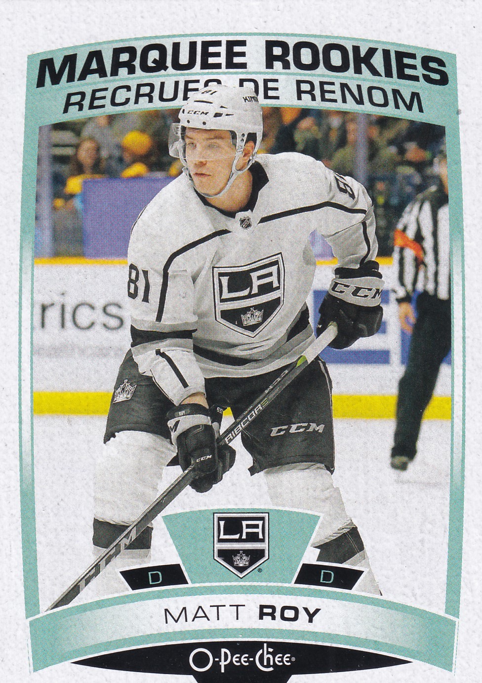 Matt Roy - 2019/20 O-Pee-Chee Hockey - Marquee Rookies - #506