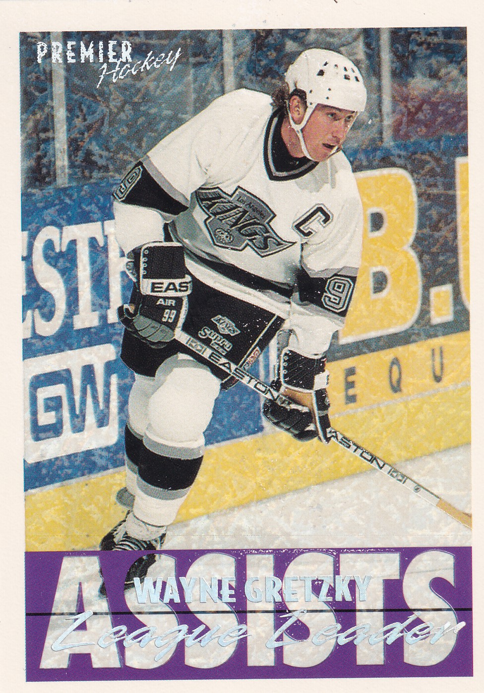 Wayne Gretzky - 1994/95 Topps Premier Series I. Hockey - LL Assists - Special Effect - #154