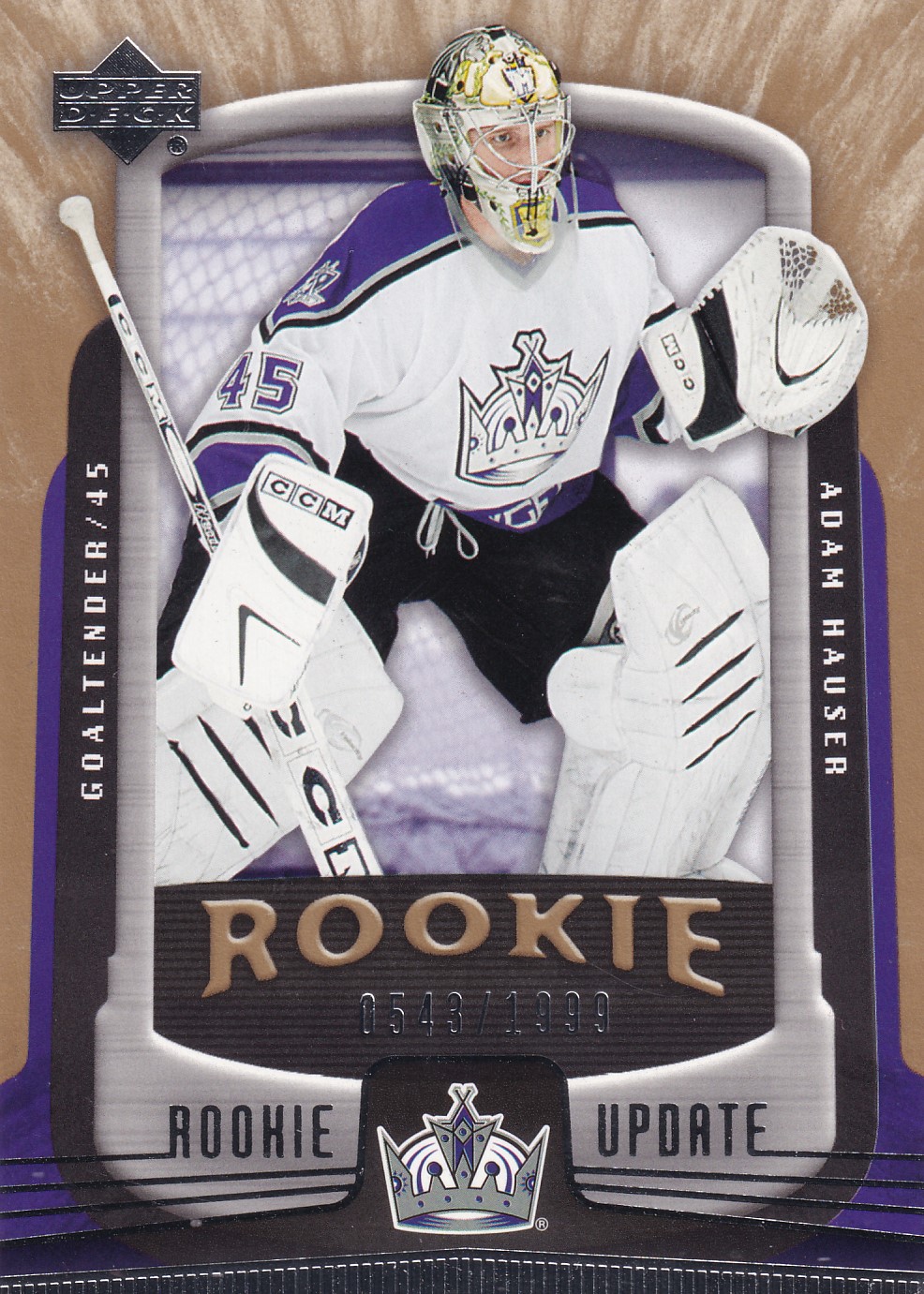 Adam Hauser - 2005/06 UD Rookie Update Hockey - #138