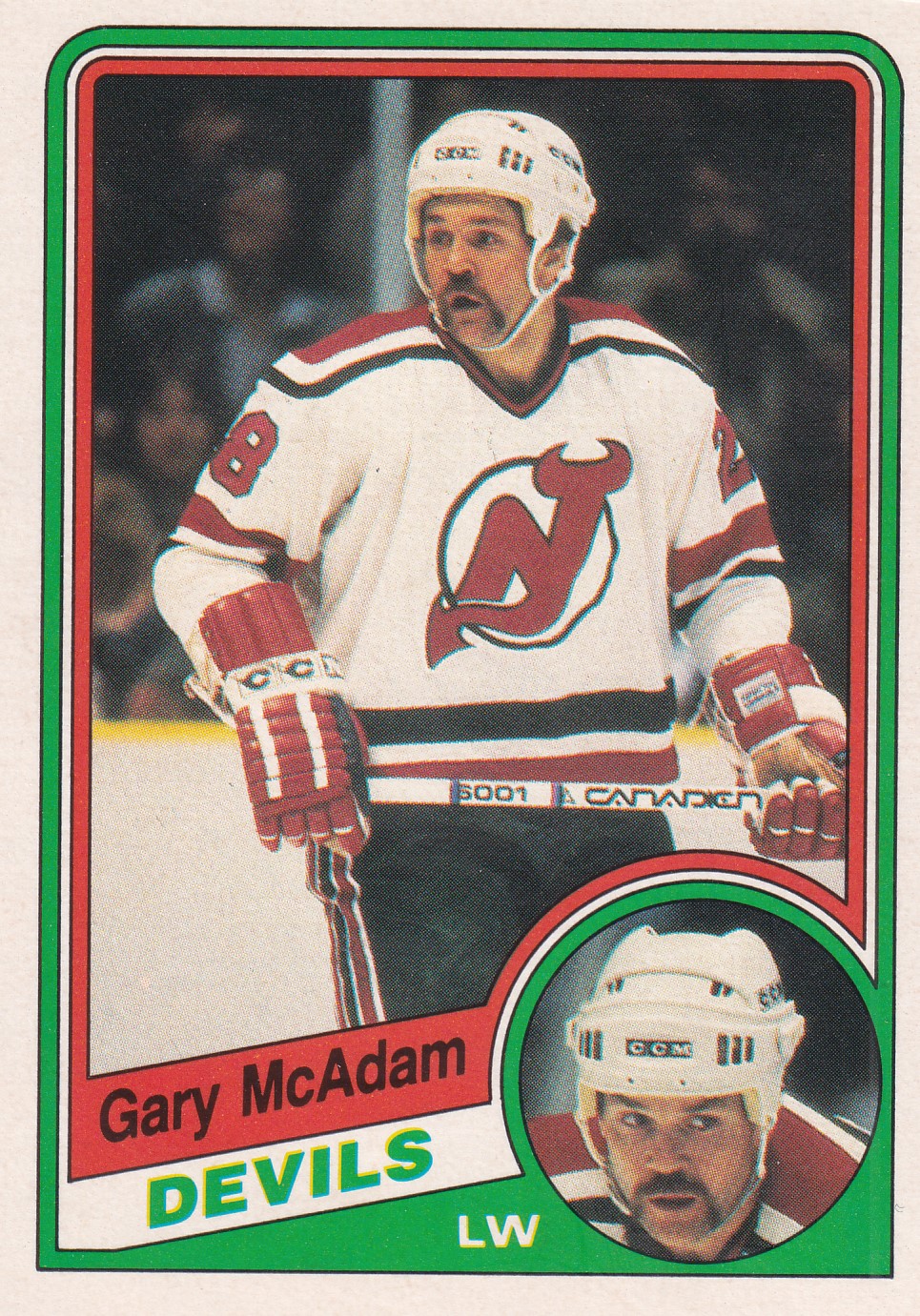 Gary McAdam - 1984/85 O-Pee-Chee Hockey - #117