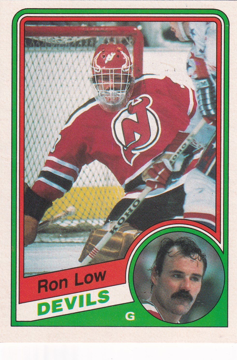 Ron Low - 1984/85 O-Pee-Chee Hockey - #115