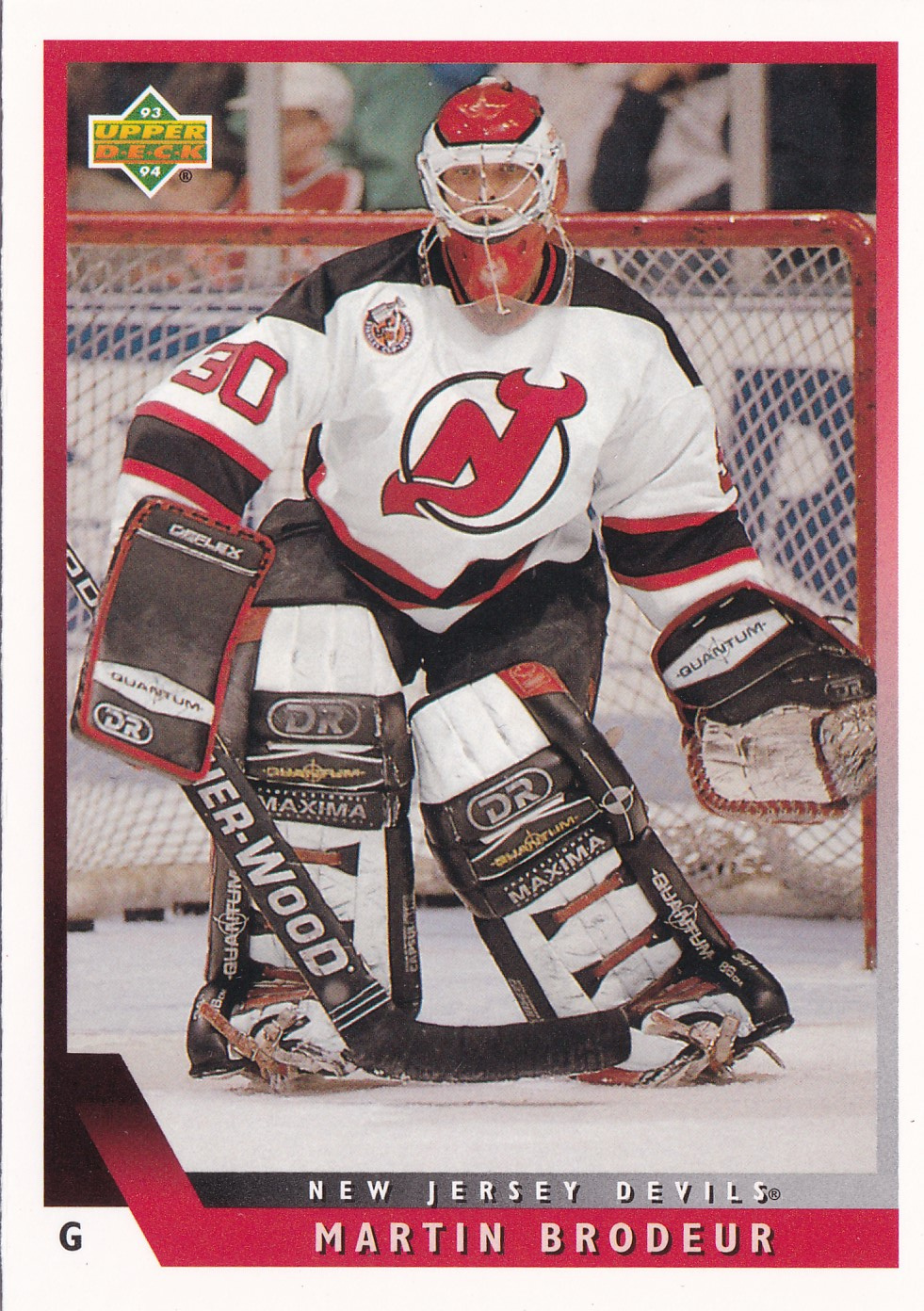 Martin Brodeur - 1993/94 Upper Deck Hockey - #334