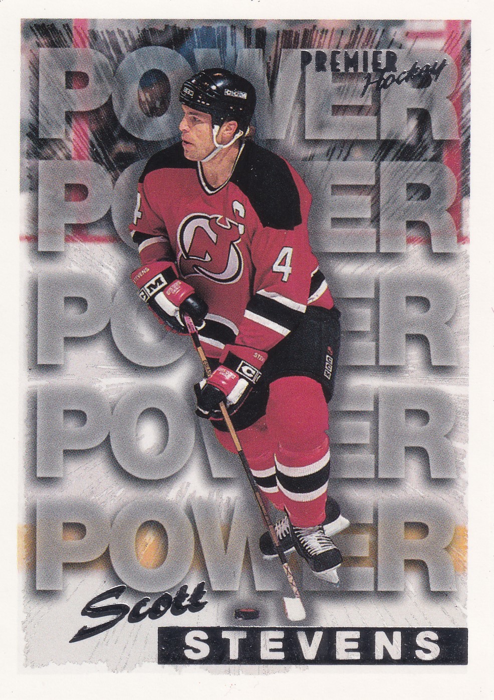 Scott Stevens - 1994/95 Topps Premier Series II. Hockey - Power at the Point - #494