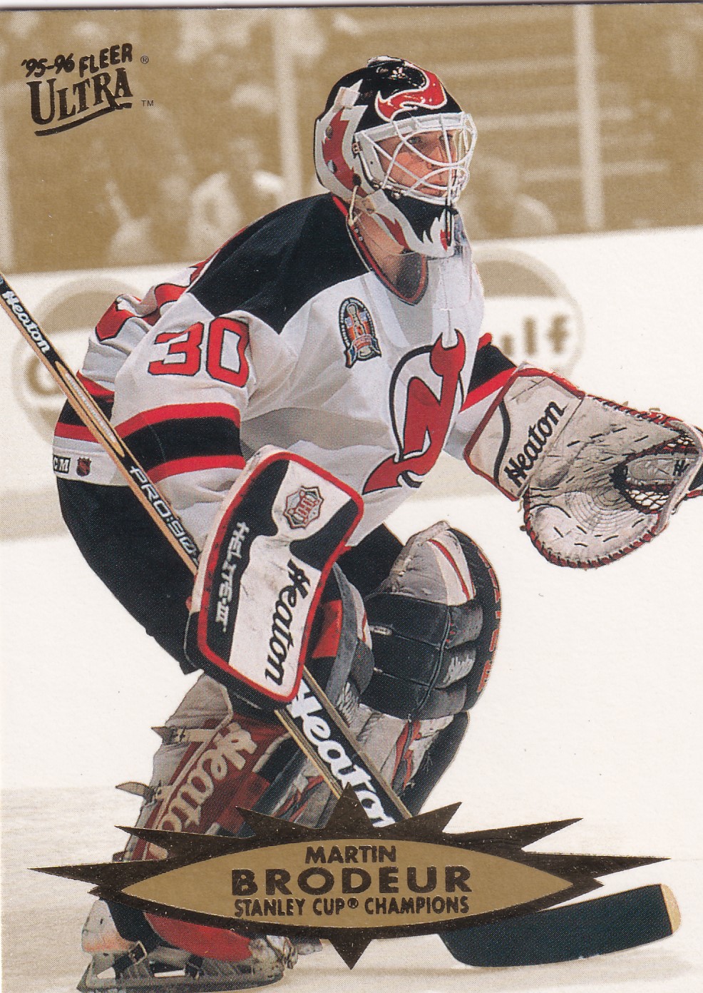 Martin Brodeur - 1995/95 Fleer Ultra - Stanley Cup Champions - #186