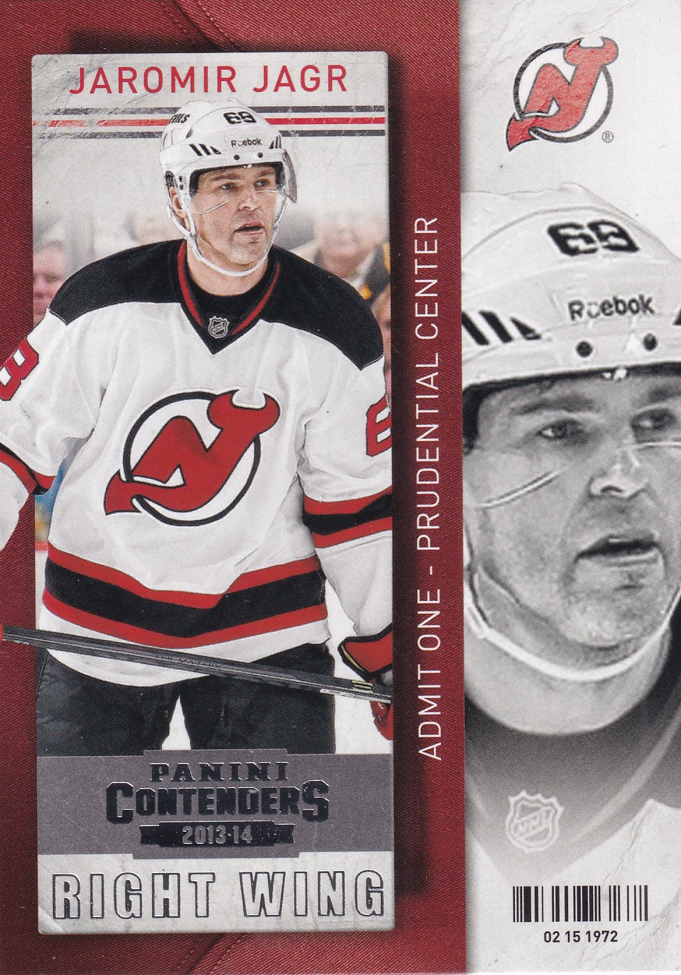 Jaromír Jágr - 2013/14 Panini Contenders - #67