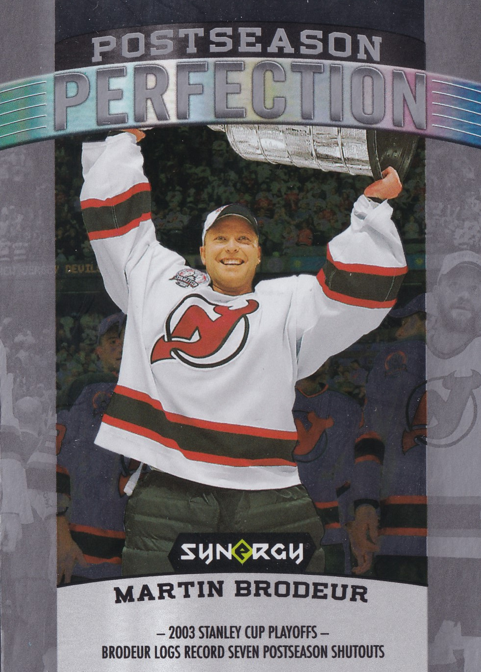 Martin Brodeur - 2018/19 UD Synergy Hockey - Postseason Perfection - #PS-19
