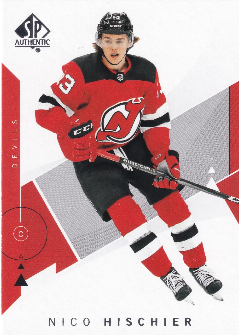 Nico Hischier - 2018/19 SP Authentic Hockey - #73