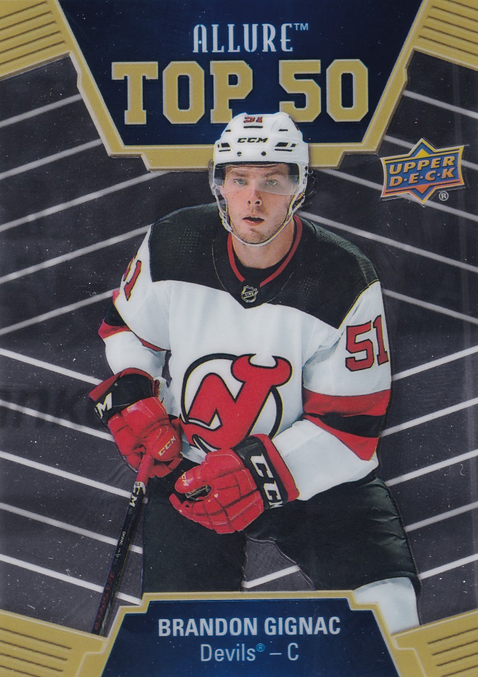 Brandon Gignac - 2019/20 Allure Hockey - Top 50 - #T50-13