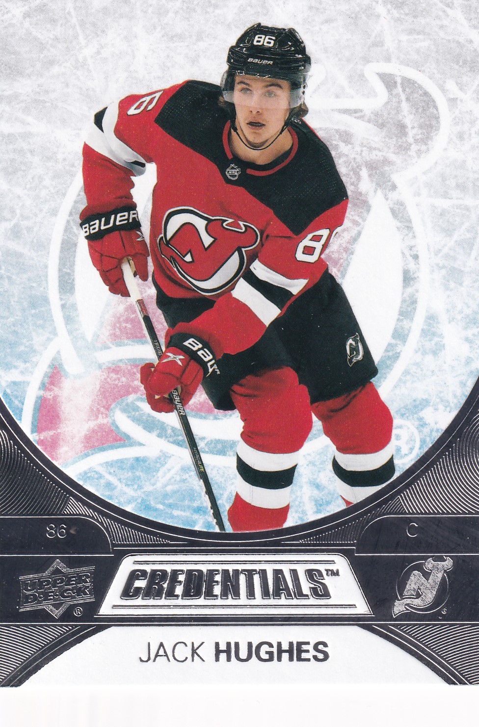 Jack Hughes - 2021/22 UD Credentials - #40