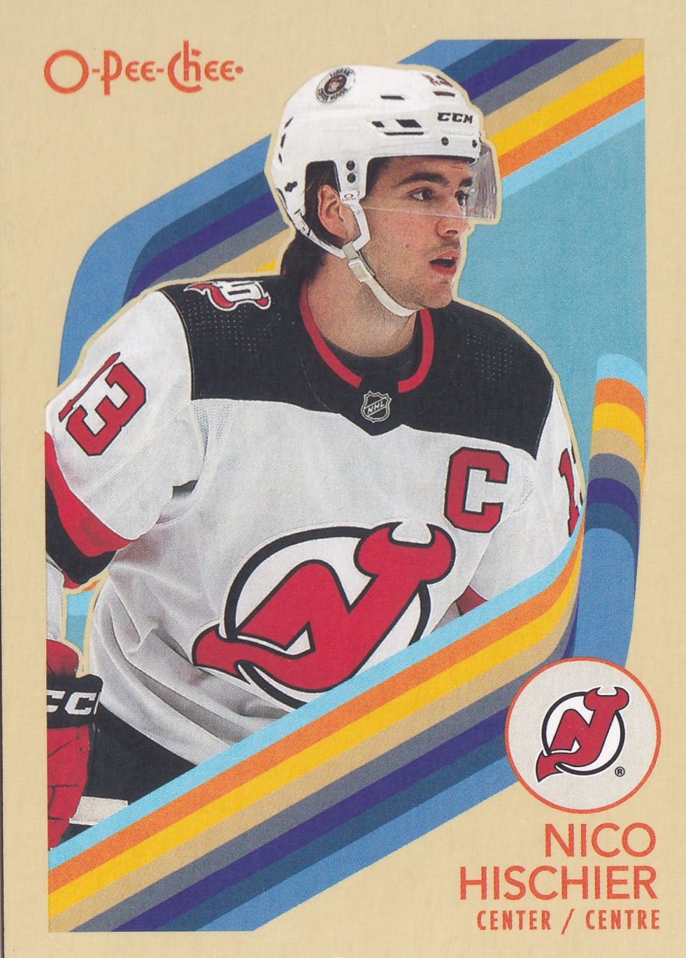 Nico Hischier - 2023/24 O-Pee-Chee Hockey - Retro - #162