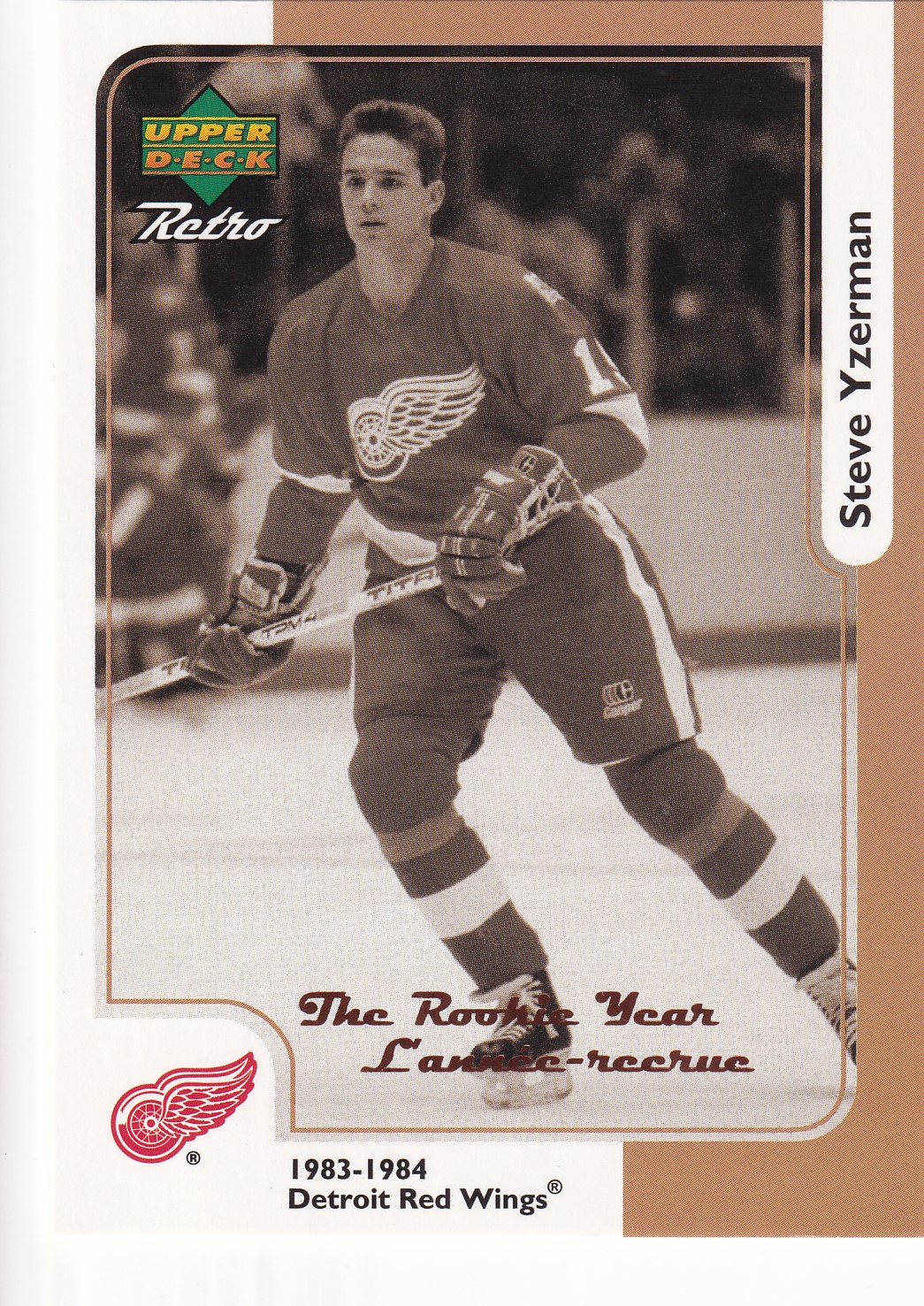 Steve Yzerman - 1999/00 UD Retro Hockey - #McD-4R