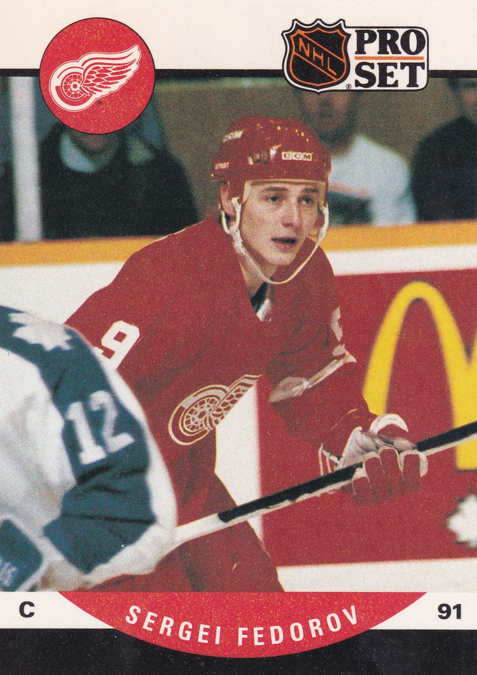 Sergei Fedorov - 1990/91 Pro Set - Rookie - #604