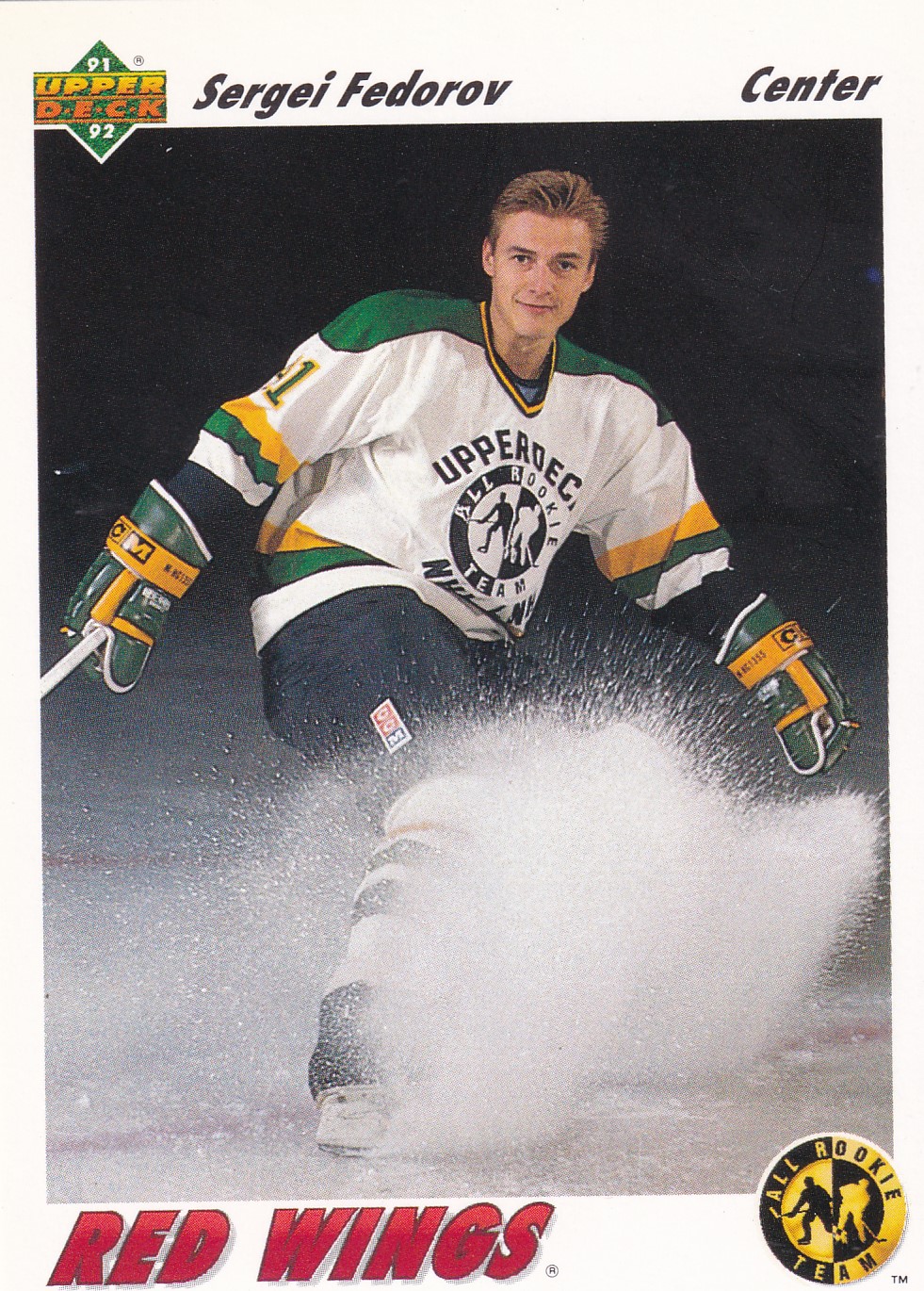 Sergei Fedorov - 1991/92 Upper Deck - All Rookie Team - #40