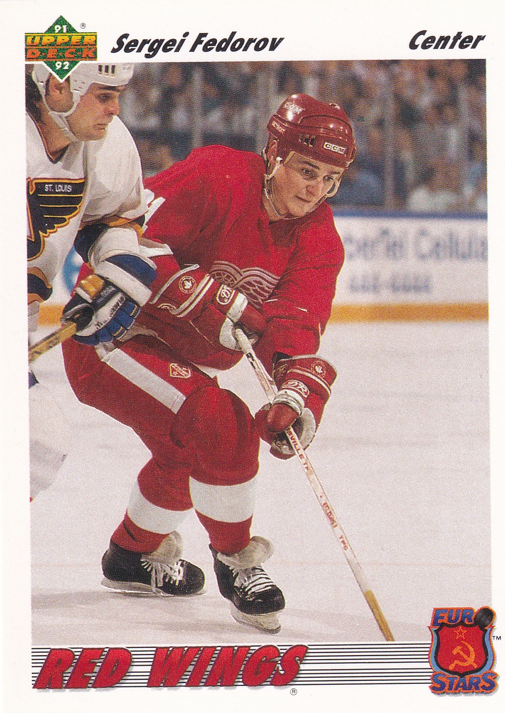 Sergei Fedorov - 1991/92 Upper Deck - Euro Stars - #E9