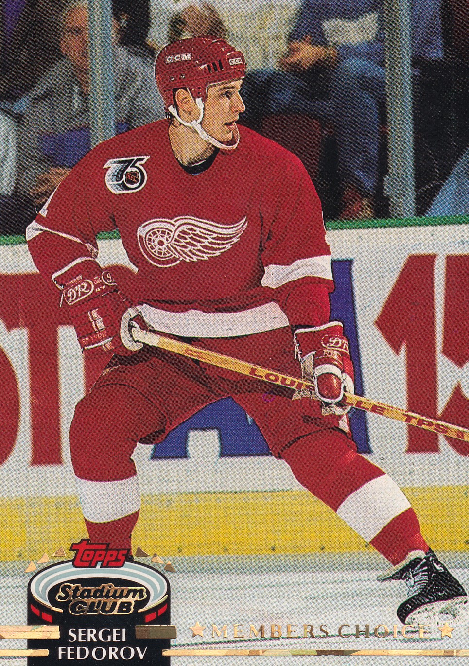 Sergei Fedorov - 1991/92 Topps Stadium Club - #244