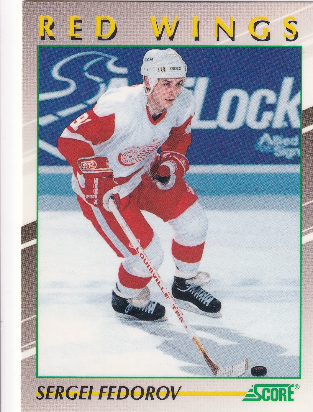 Sergei Fedorov - 1991/92 Score Hockey - Young Superstar - #1