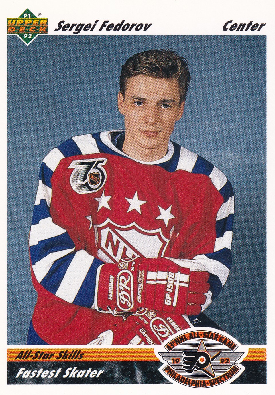 Sergei Fedorov - 1991/92 Upper Deck - All-Star Skills - #631