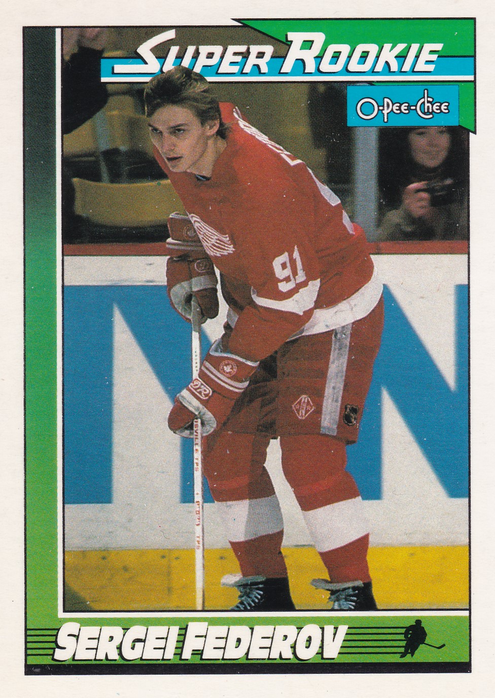 Sergei Fedorov - 1991/92 O-Pee-Chee Hockey - Super Rookie - #8
