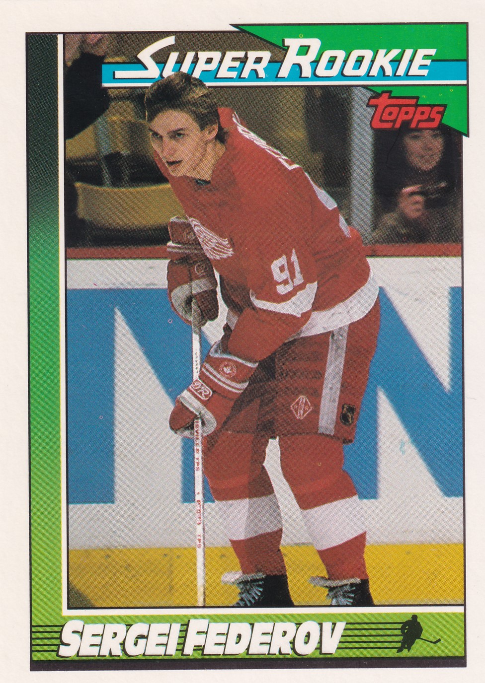 Sergei Fedorov - 1991/92 Topps Hockey - Super Rookie - #8