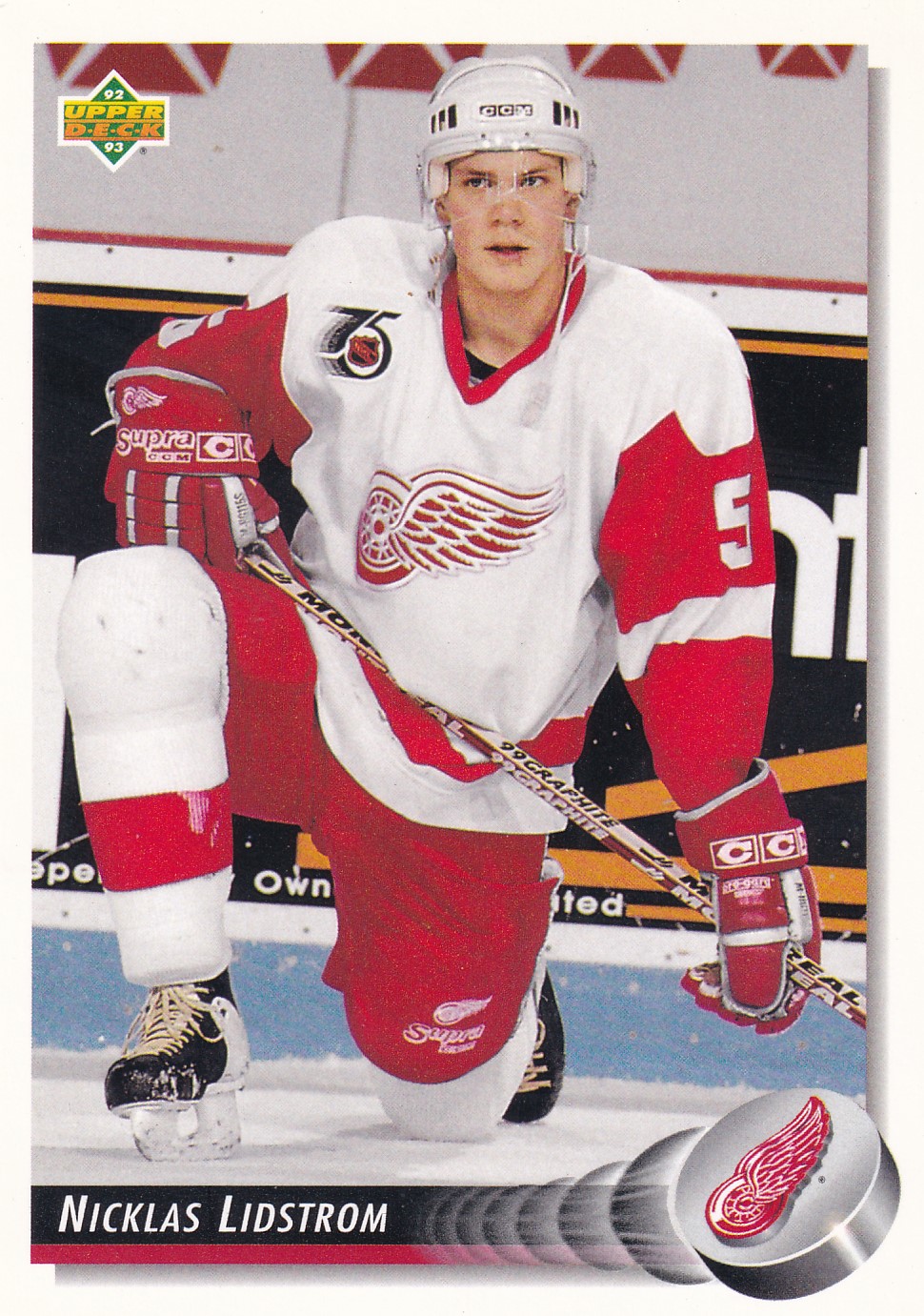 Nicklas Lidstrom - 1992/93 Upper Deck - #178