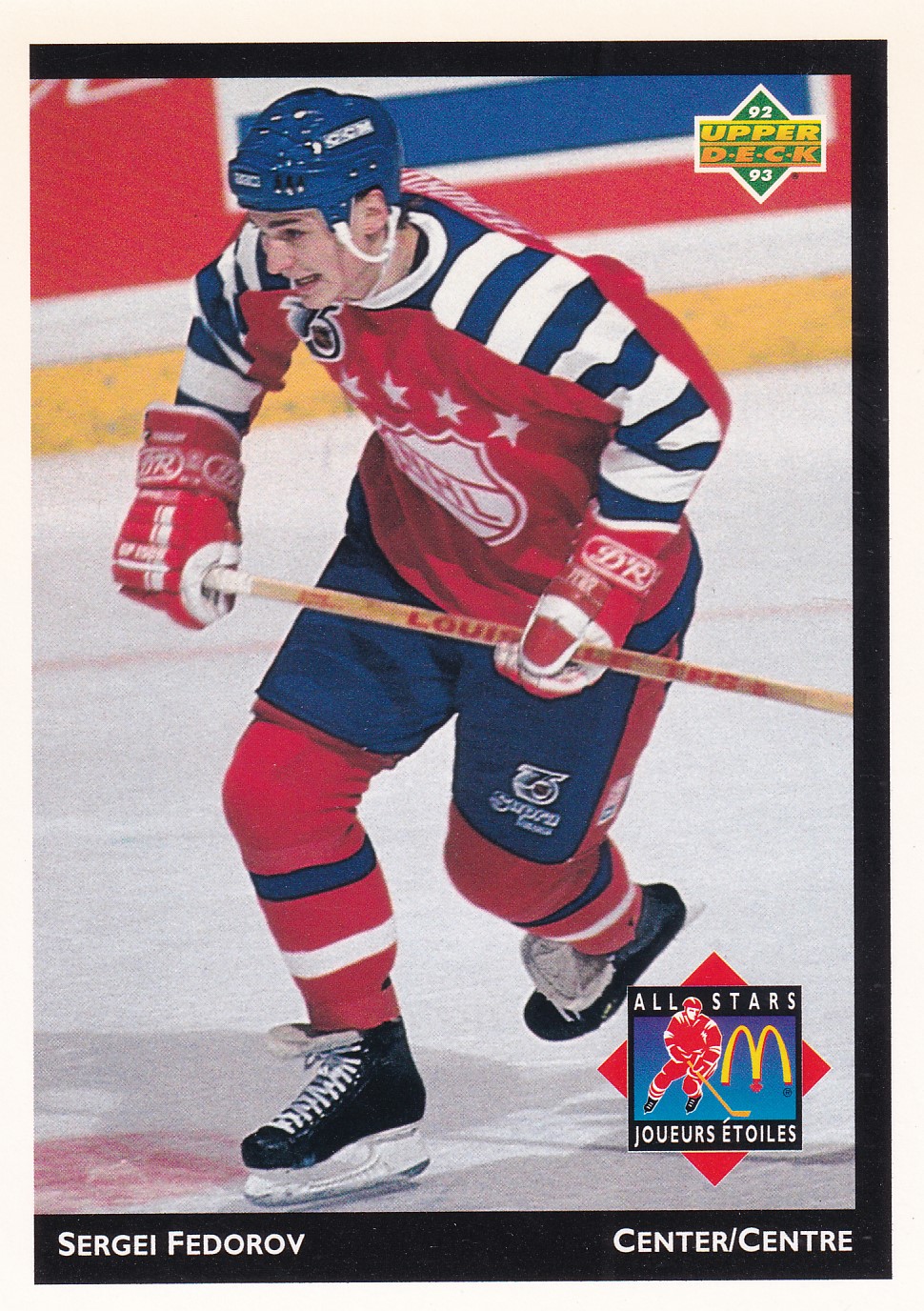 Sergei Fedorov - 1992/93 Upper Deck - All Stars - #McD-06