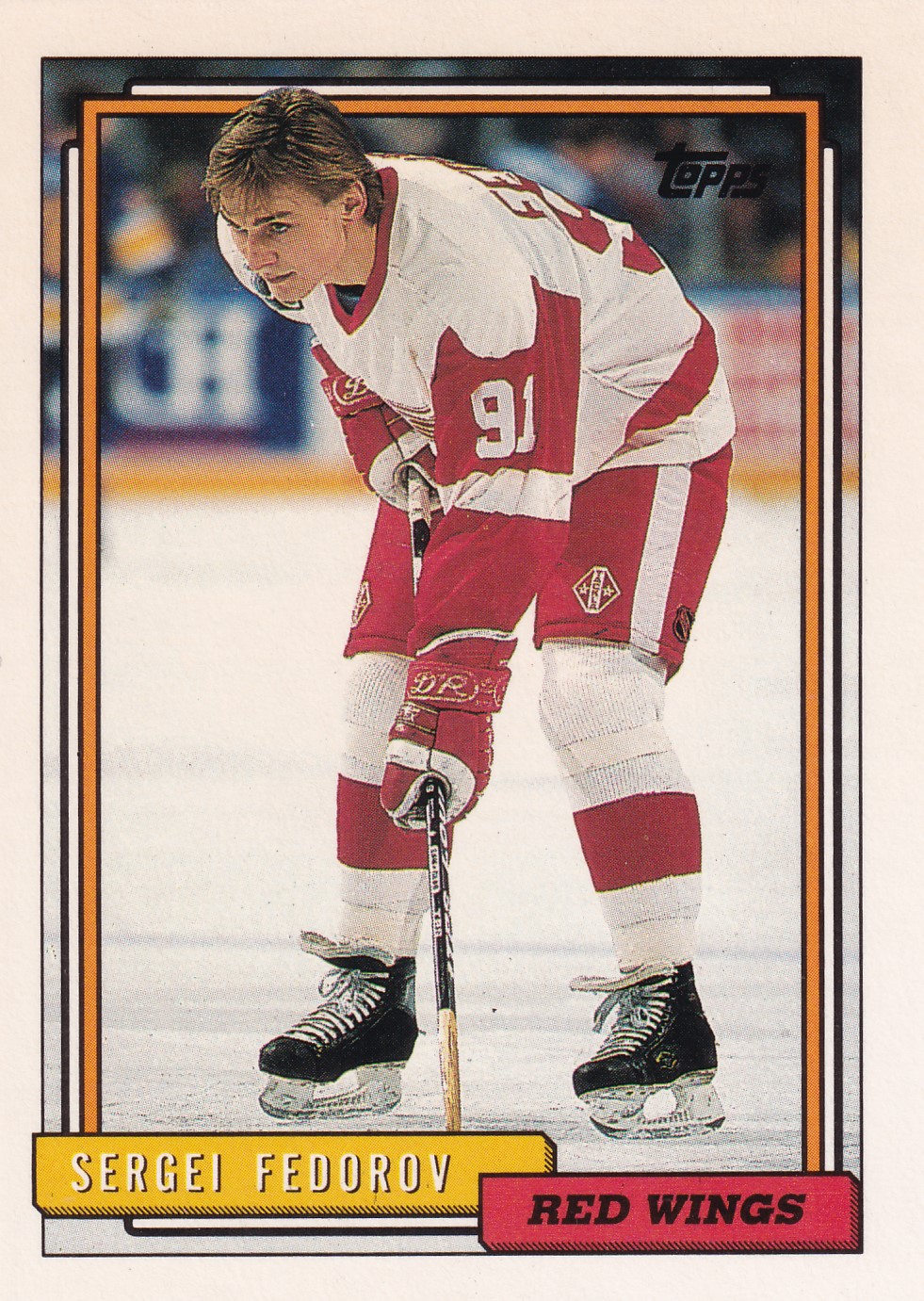 Sergei Fedorov - 1992/93 Topps Hockey - #252