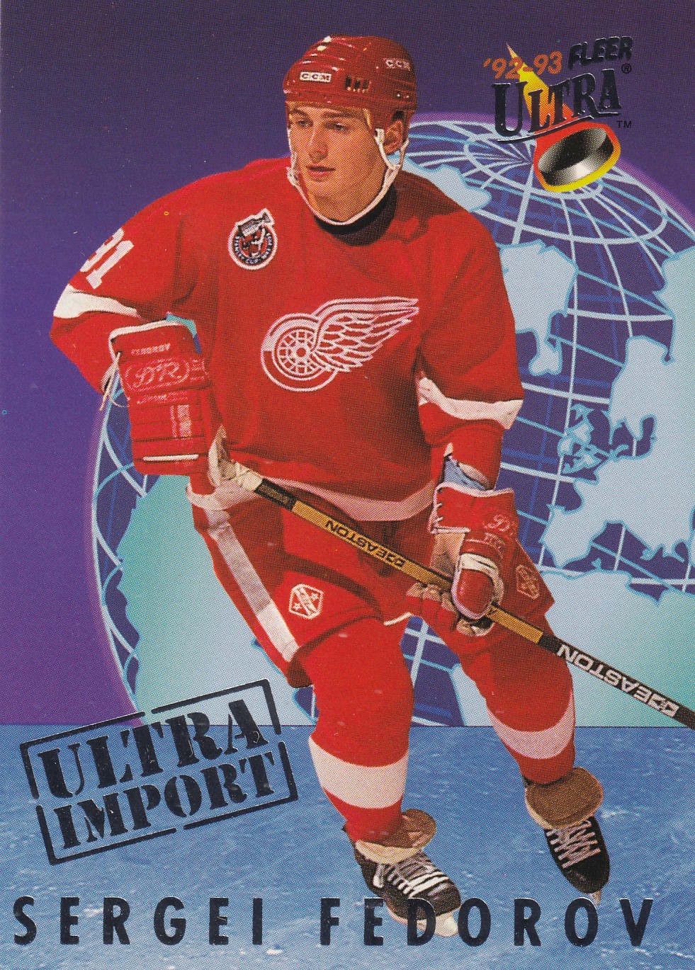 Sergei Fedorov - 1992/93 Fleer Ultra Hockey - Ultra Import - #3 of 25