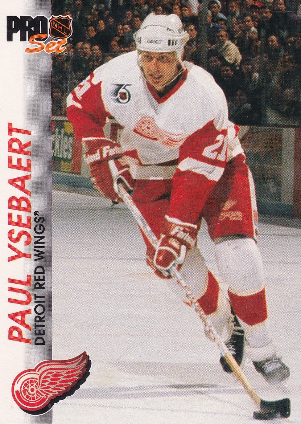 Paul Ysebaert - 1992/93 Pro Set - #41